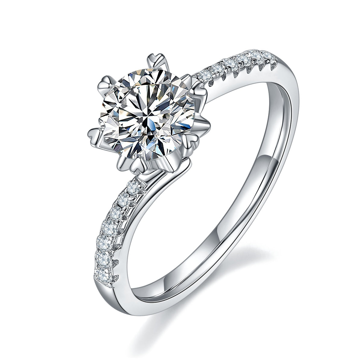 Carissie Ring MF215592 - Silver Angle View