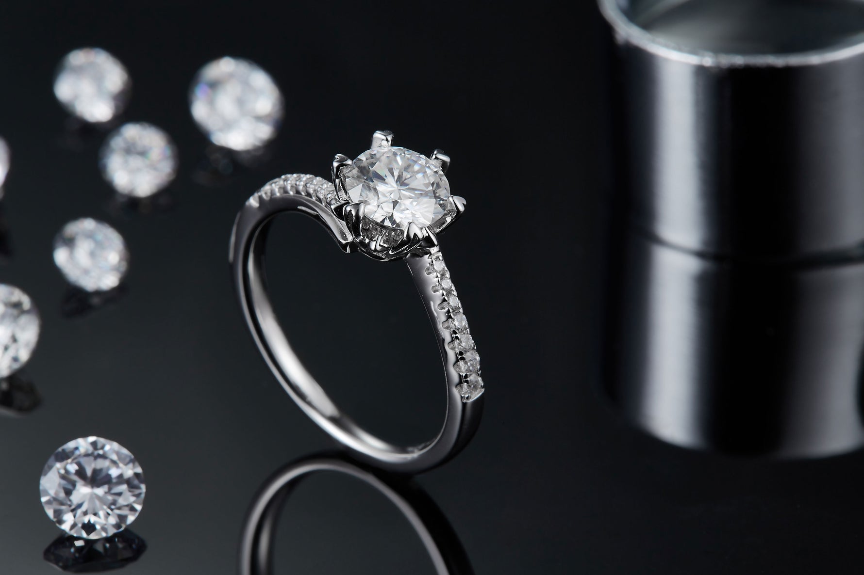 Carissie Ring MF215592 - Silver Angle View