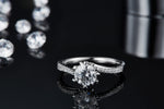 Carissie Ring MF215592 - Silver Angle View