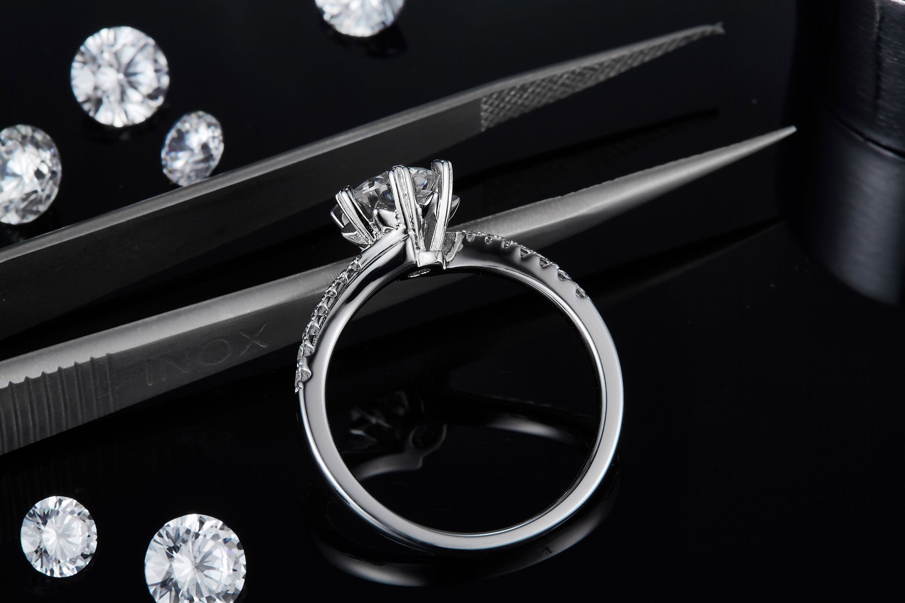 Carissie Ring MF215592 - Silver Angle View