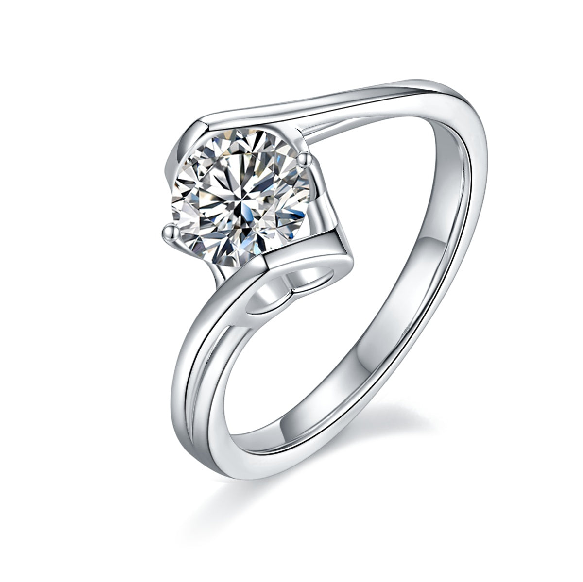 Carissie Ring MF215599 - Silver Angle View