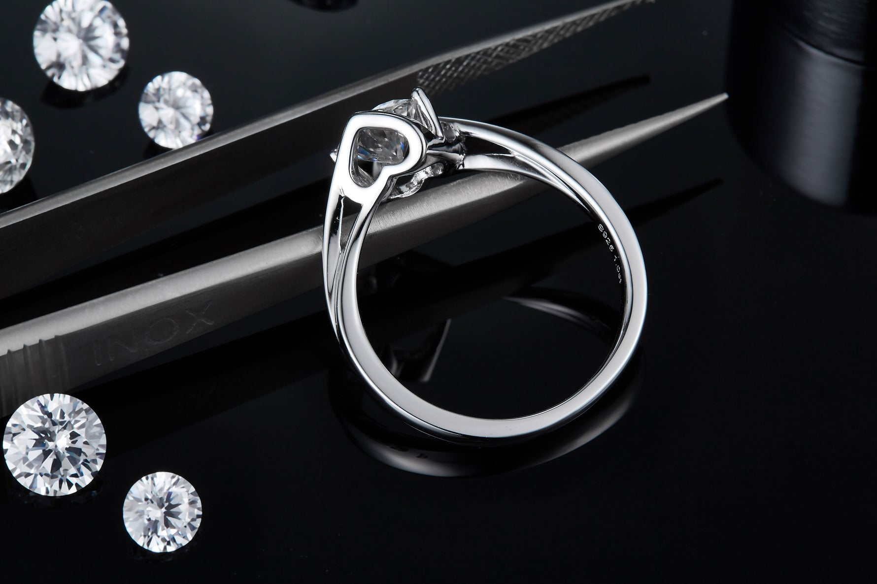 Carissie Ring MF215599 - Silver Angle View