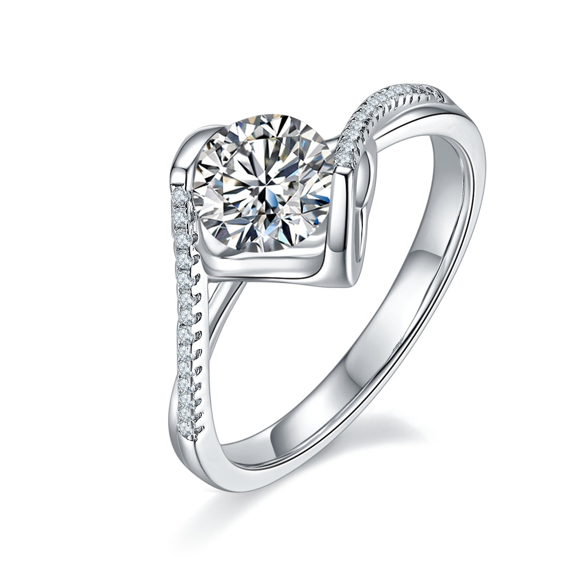 Carissie Ring MF215600 - Silver Angle View
