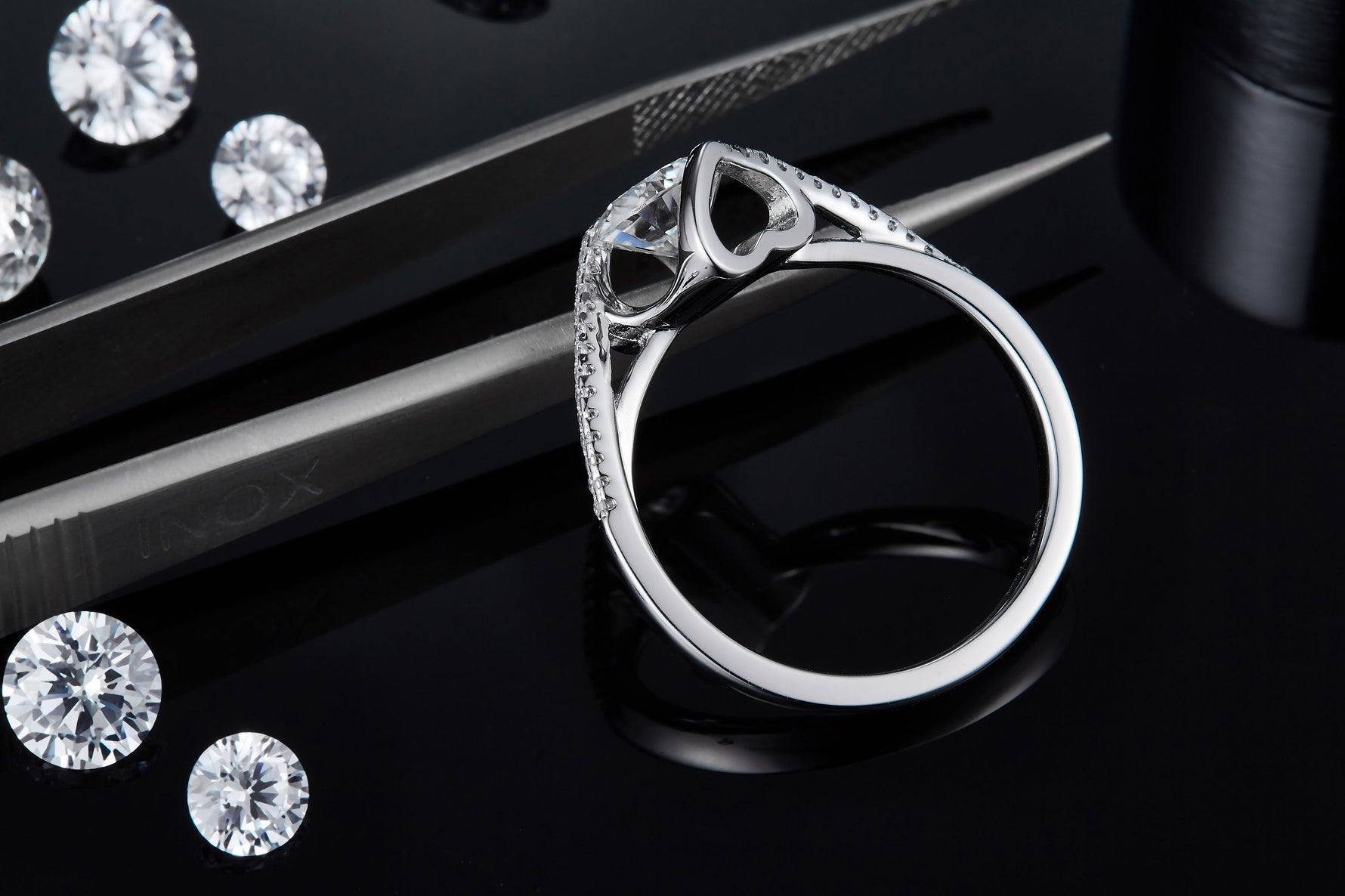 Carissie Ring MF215600 - Silver Side View