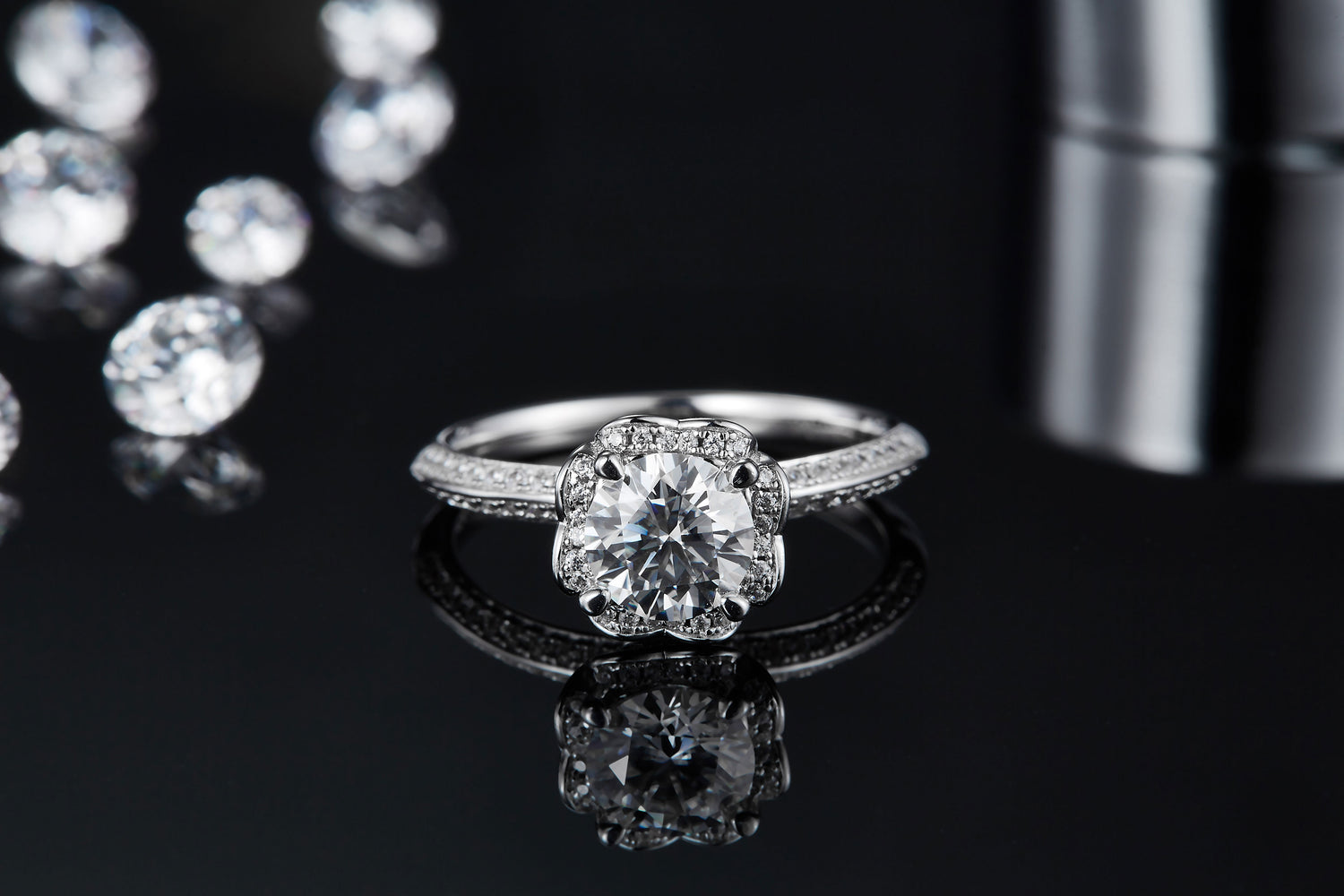 Carissie Ring MF215601 - Silver Angle View