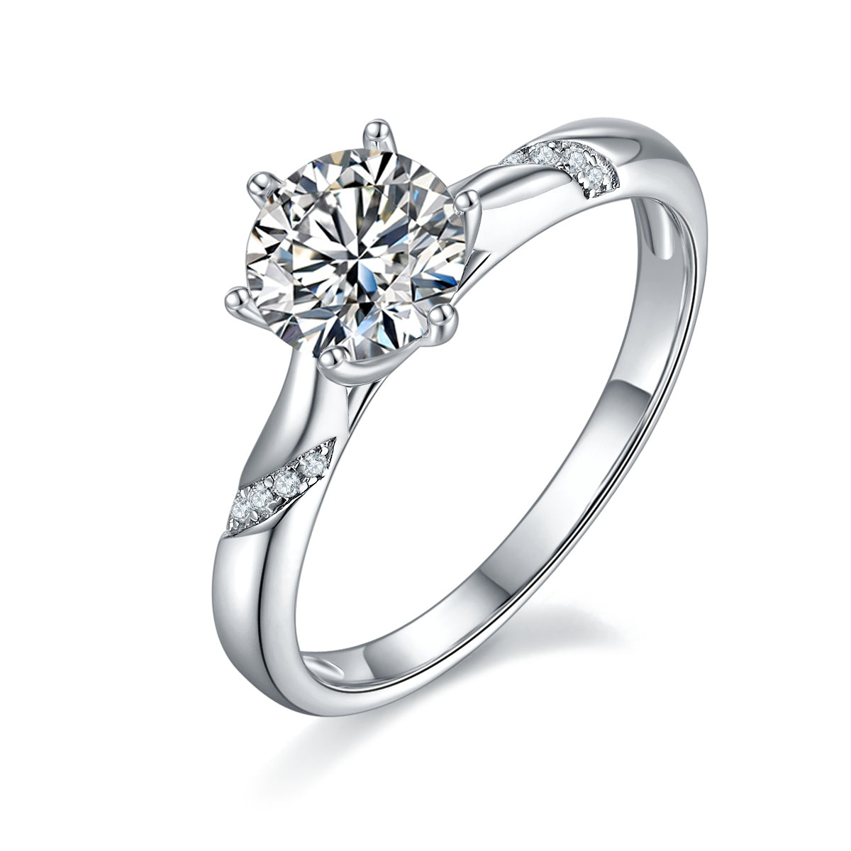 Carissie Ring MF215602 - Silver Angle View