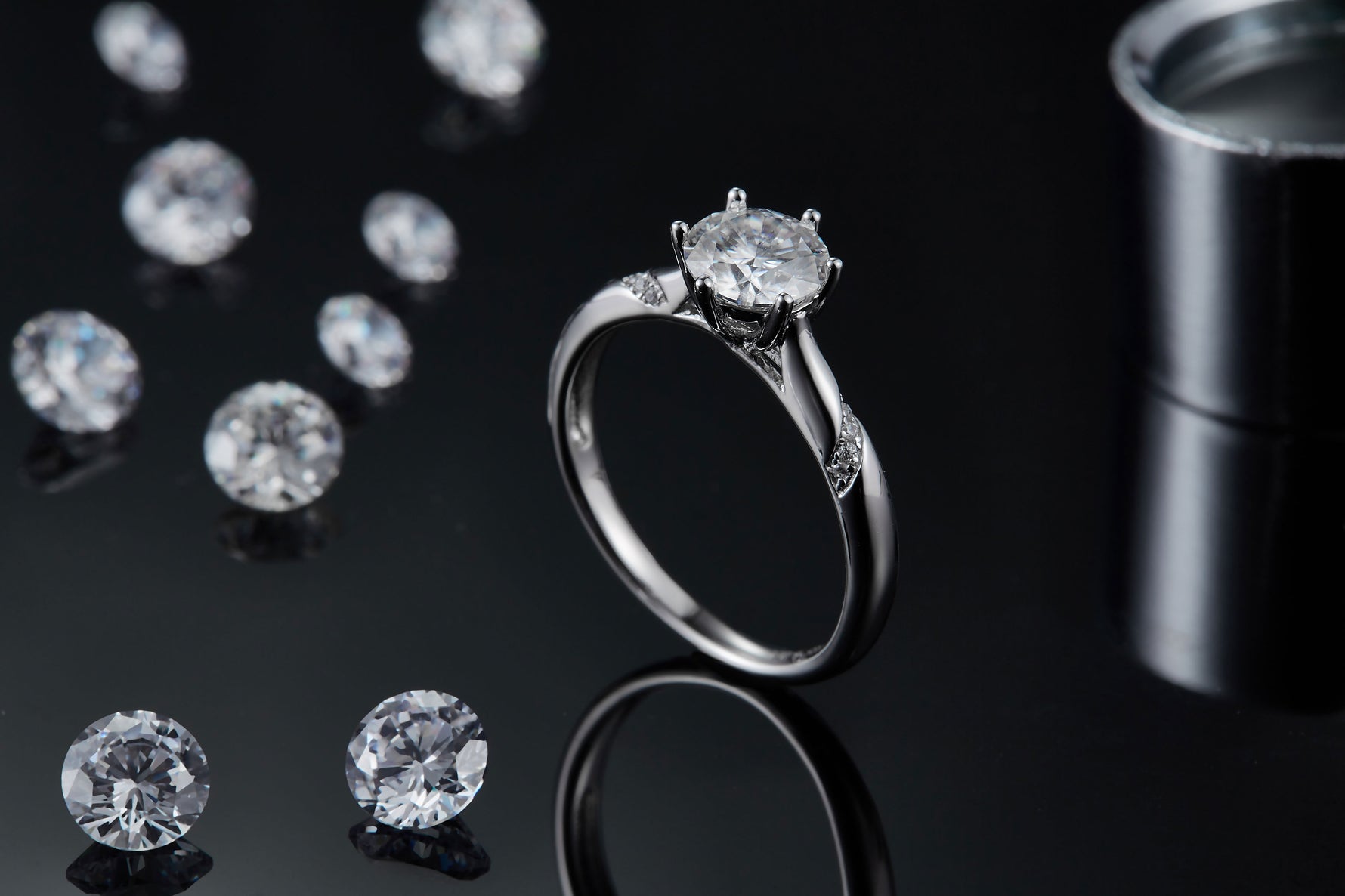 Carissie Ring MF215602 - Silver Angle View