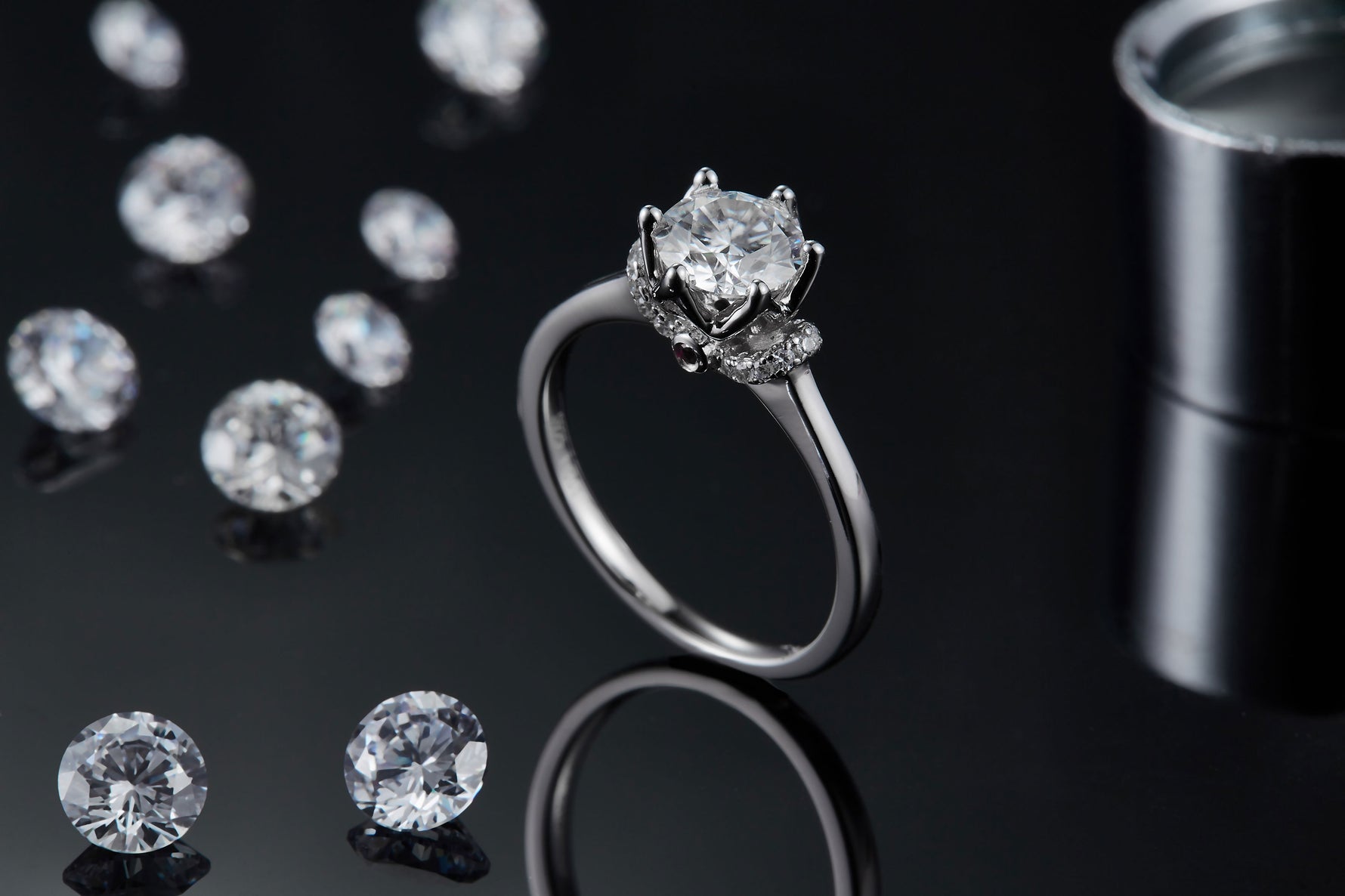 Carissie Ring MF215604 - Silver Angle View