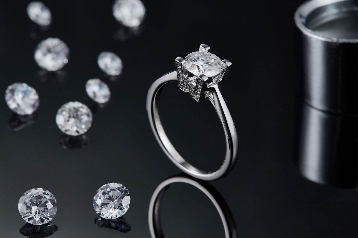 Carissie Ring MF215605 - Silver Angle View