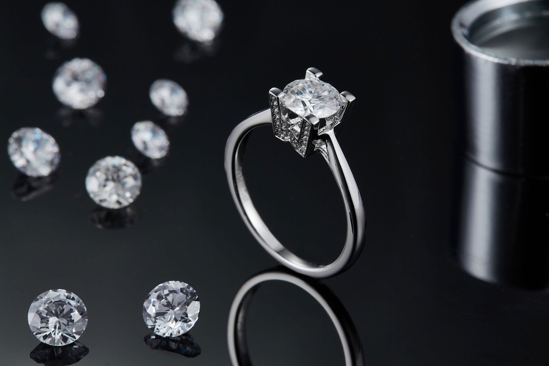 Carissie Ring MF215605 - Silver Angle View