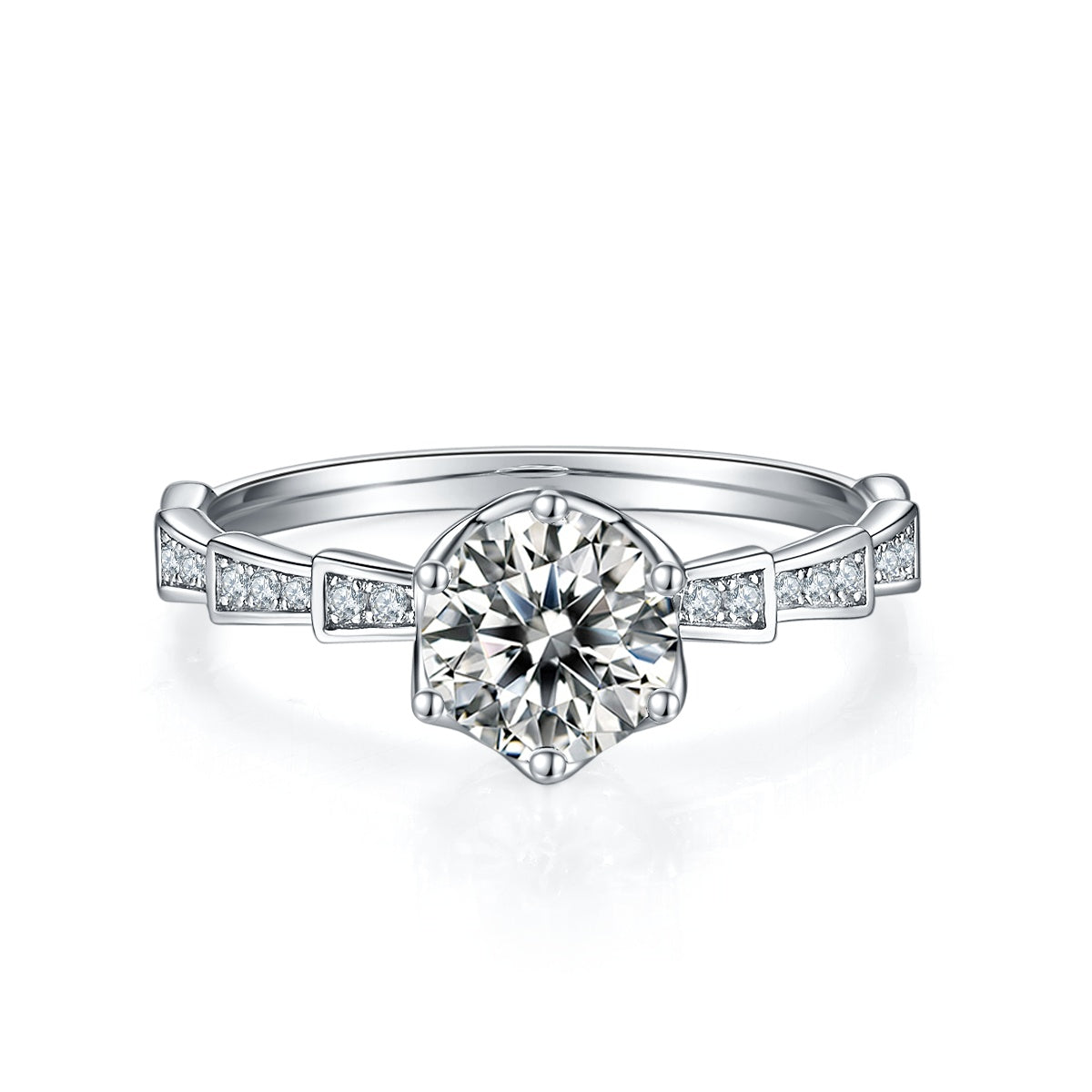 Carissie Ring MF215606 - Silver Front View