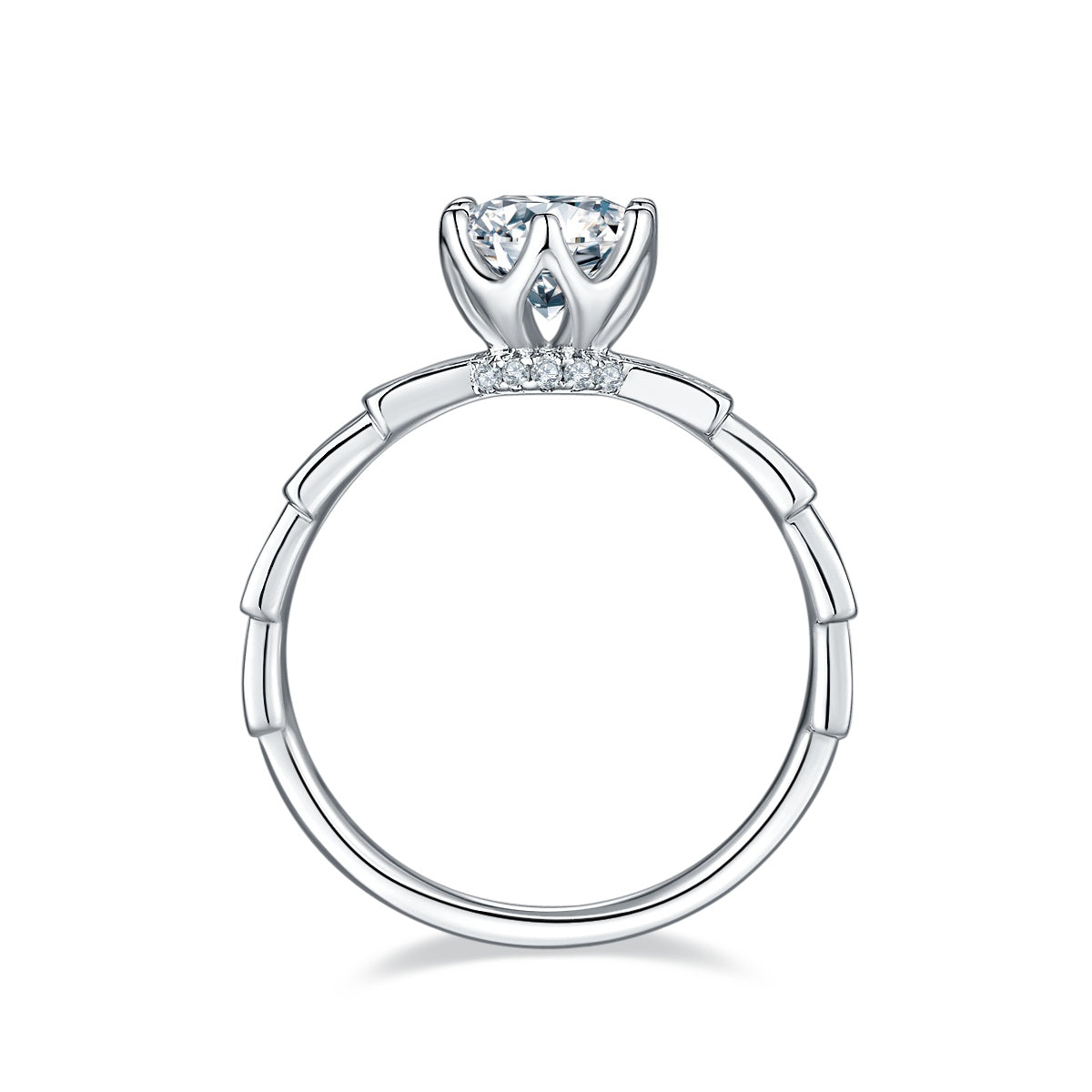 Carissie Ring MF215606 - Silver Side View