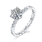 Carissie Ring MF215607 - Silver Angle View