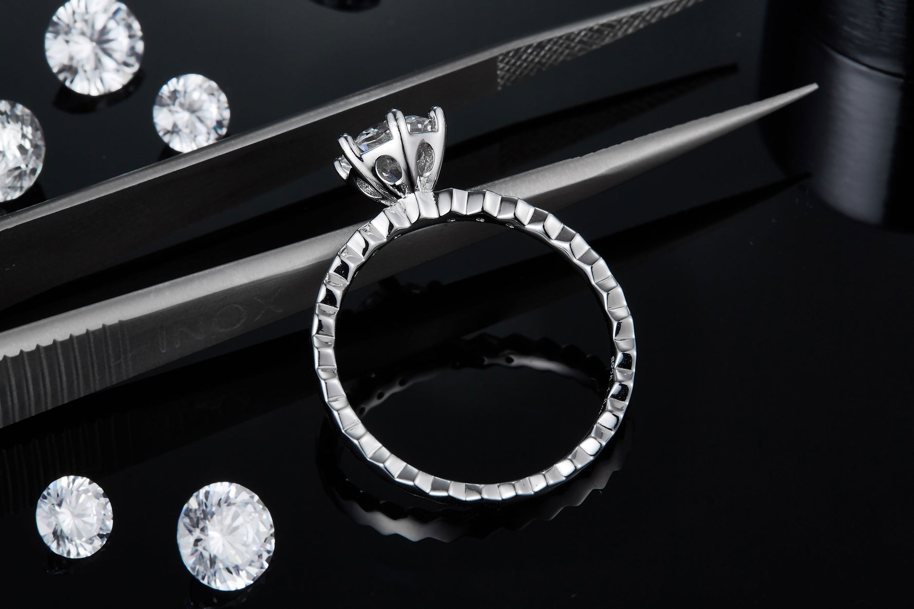 Carissie Ring MF215607 - Silver Side View