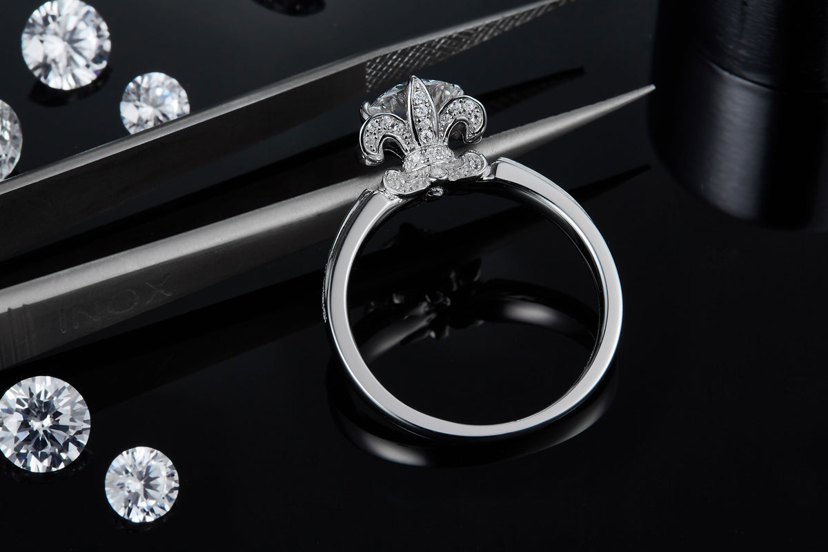 Carissie Ring MF215609 - Silver Angle View