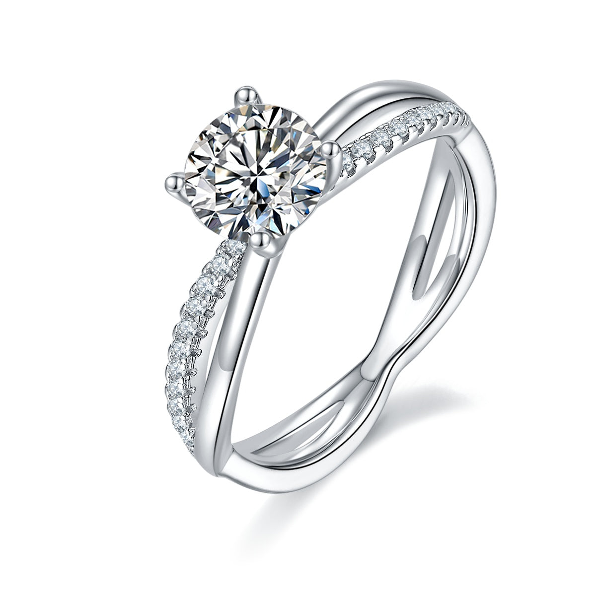 Carissie Ring MF215610 - Silver Angle View