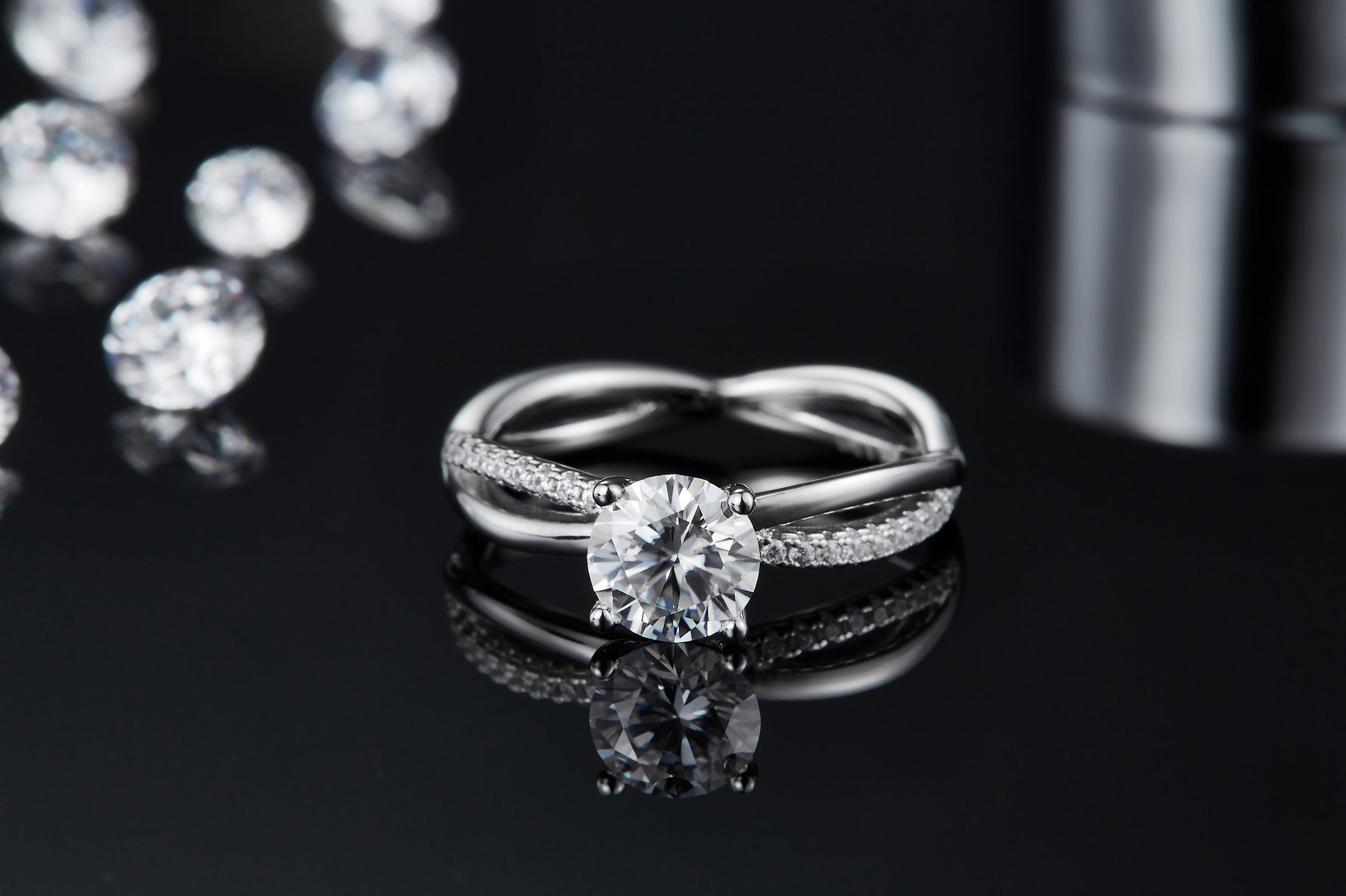 Carissie Ring MF215610 - Silver Angle View