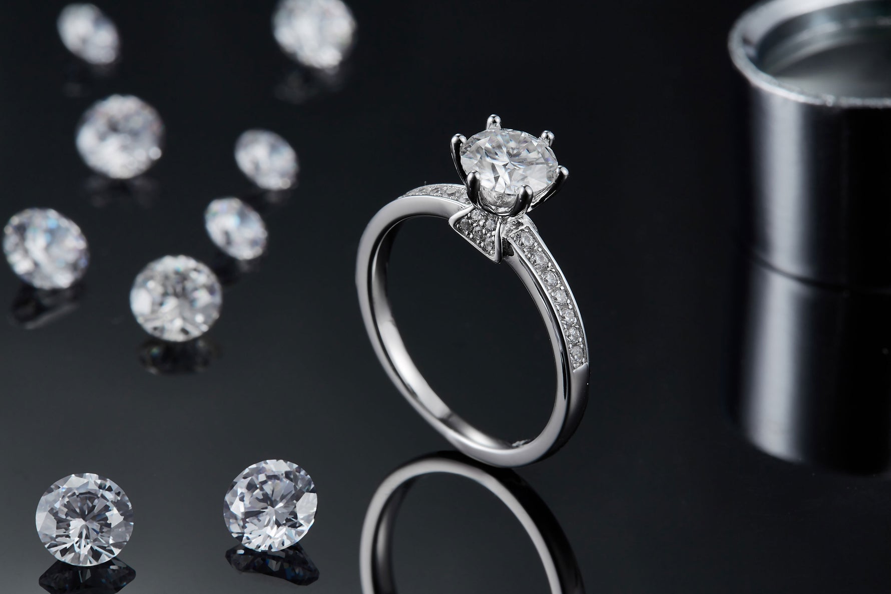 Carissie Ring MF215611 - Silver Angle View