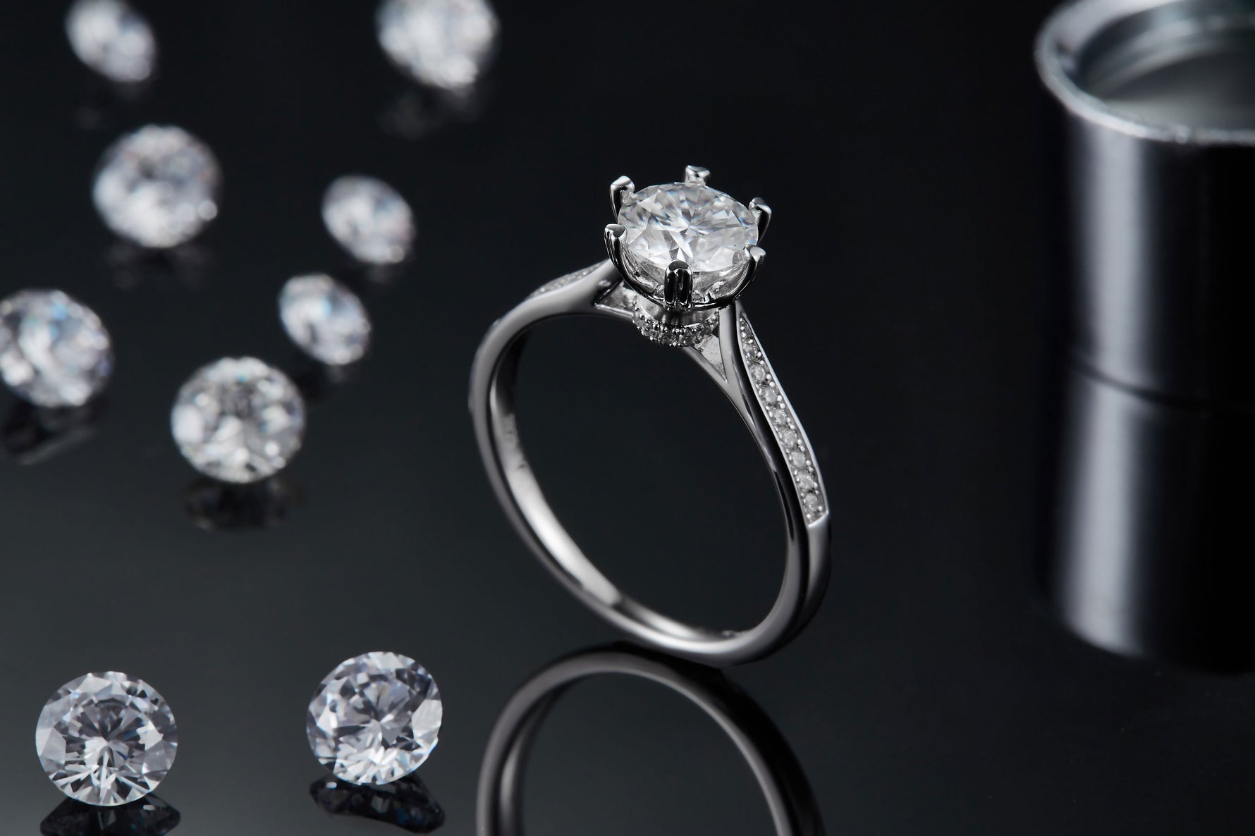 Carissie Ring MF215612 - Silver Angle View