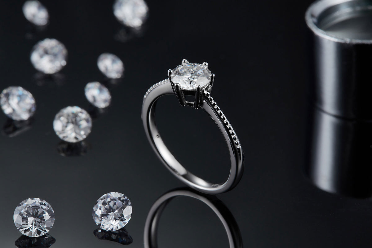 Carissie Ring MF215614 - Silver Angle View