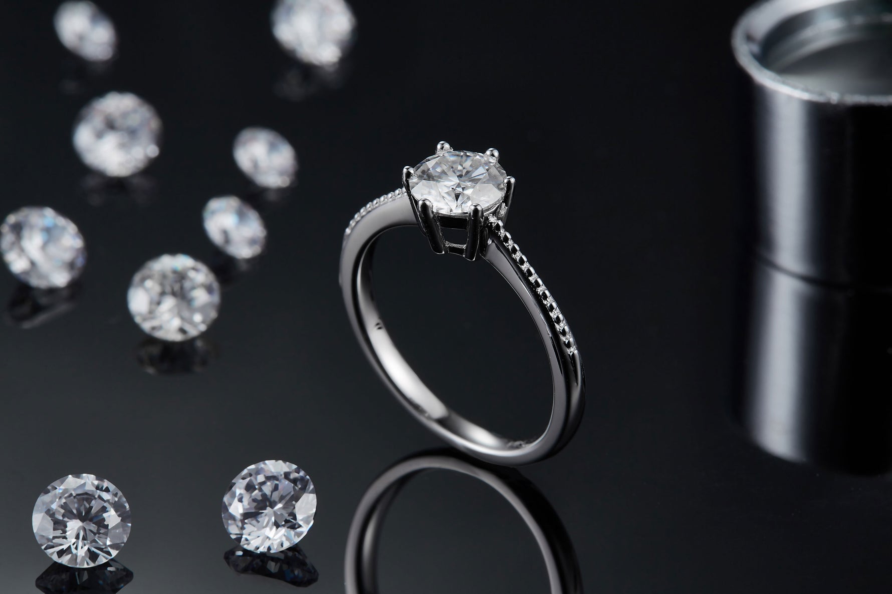 Carissie Ring MF215614 - Silver Angle View