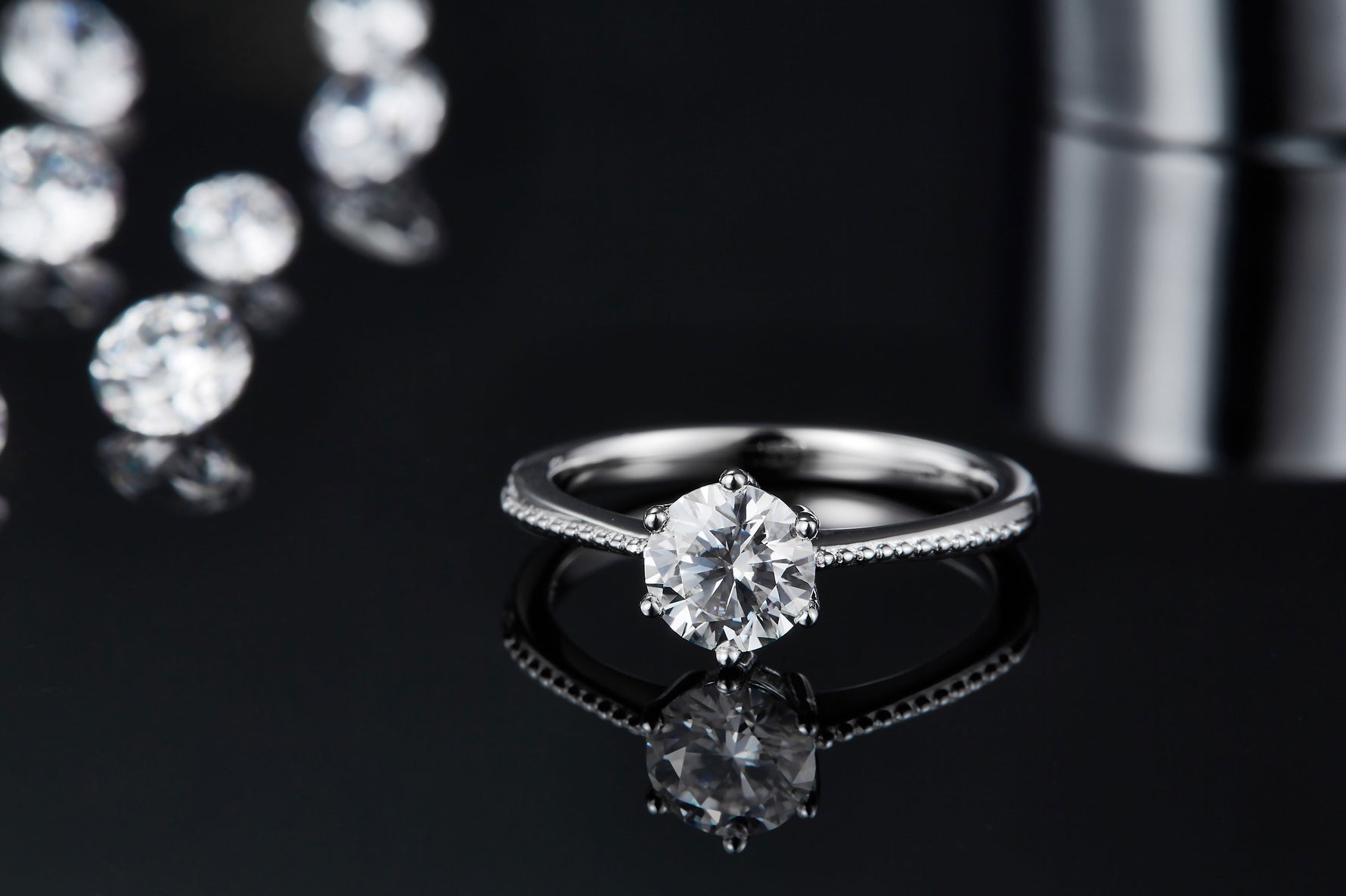 Carissie Ring MF215614 - Silver Angle View