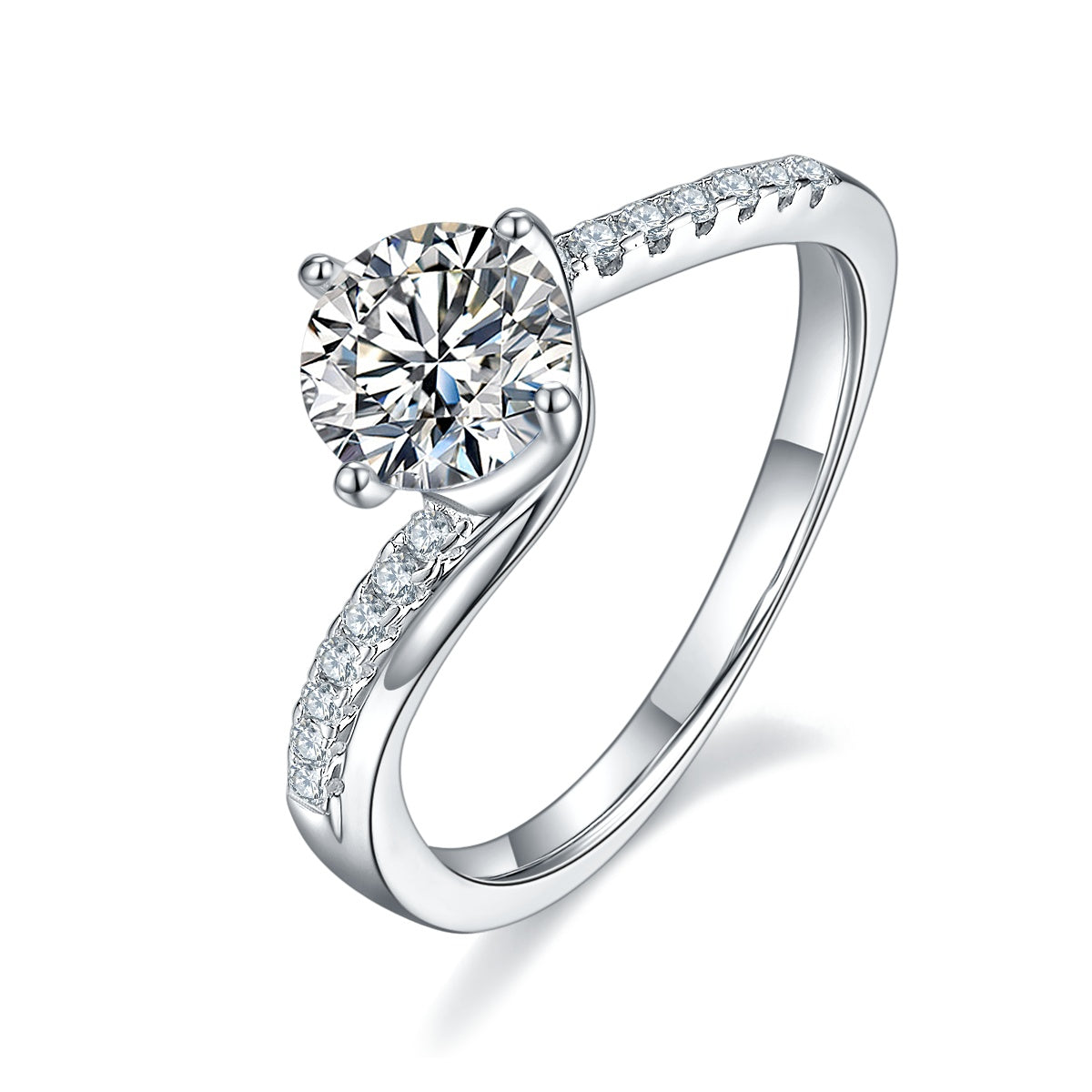 Carissie Ring MF215619 - Silver Angle View