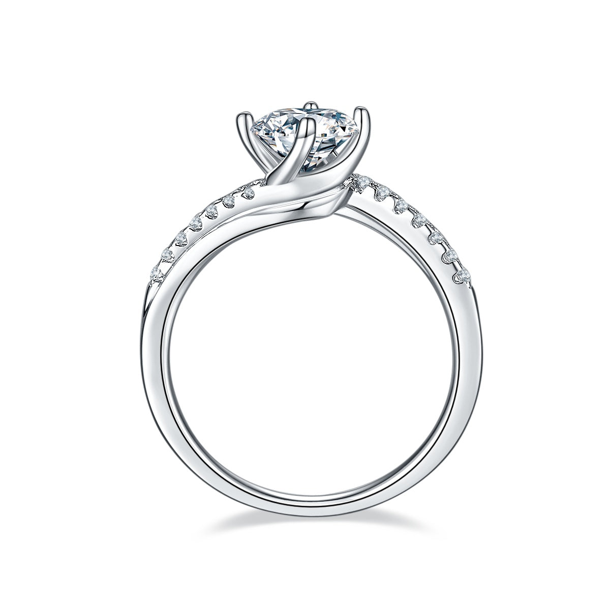 Carissie Ring MF215619 - Silver Angle View