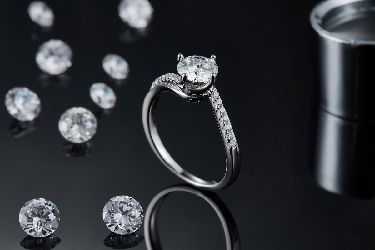 Carissie Ring MF215619 - Silver Angle View