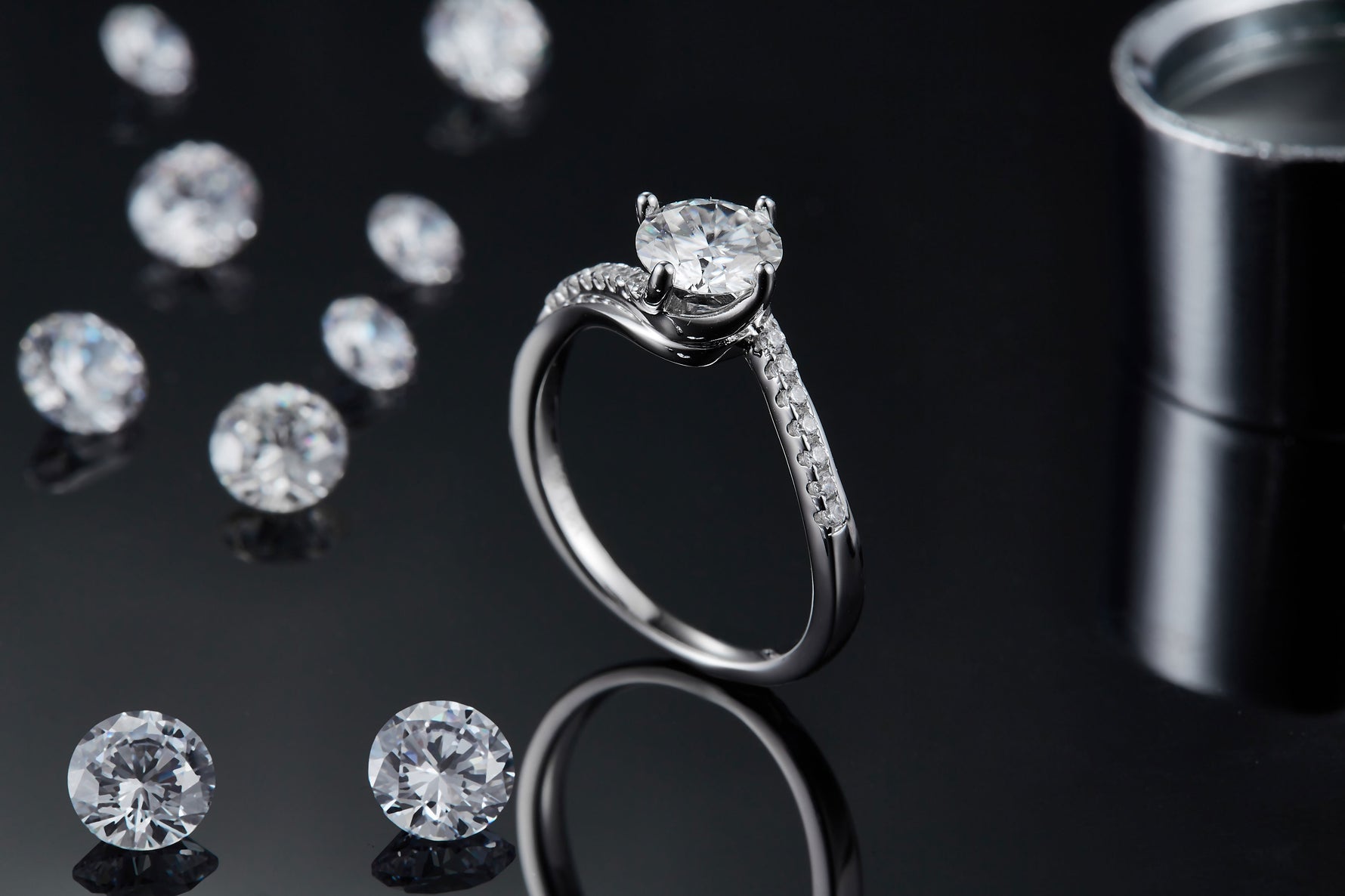 Carissie Ring MF215619 - Silver Angle View
