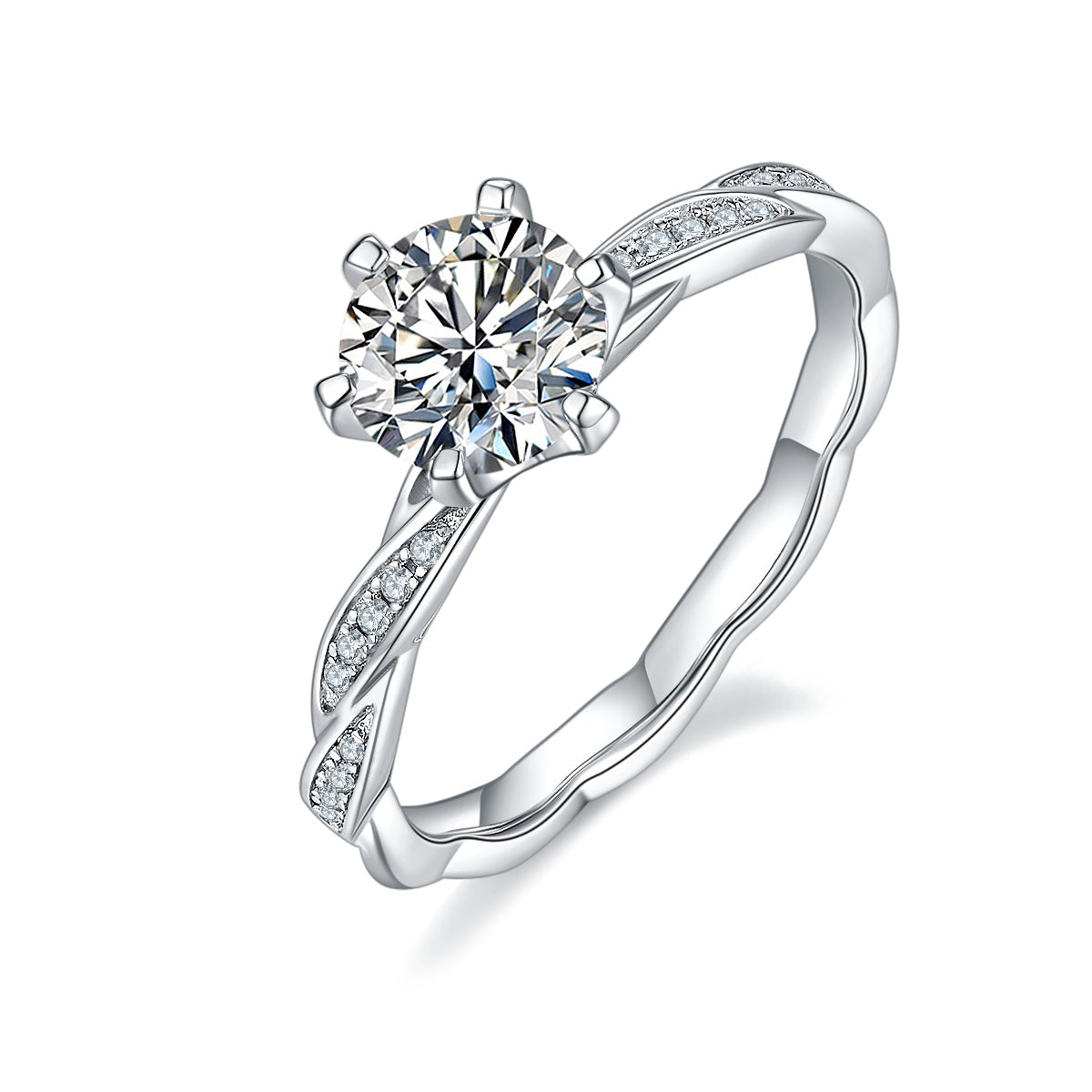 Carissie Ring MF215620 - Silver Angle View