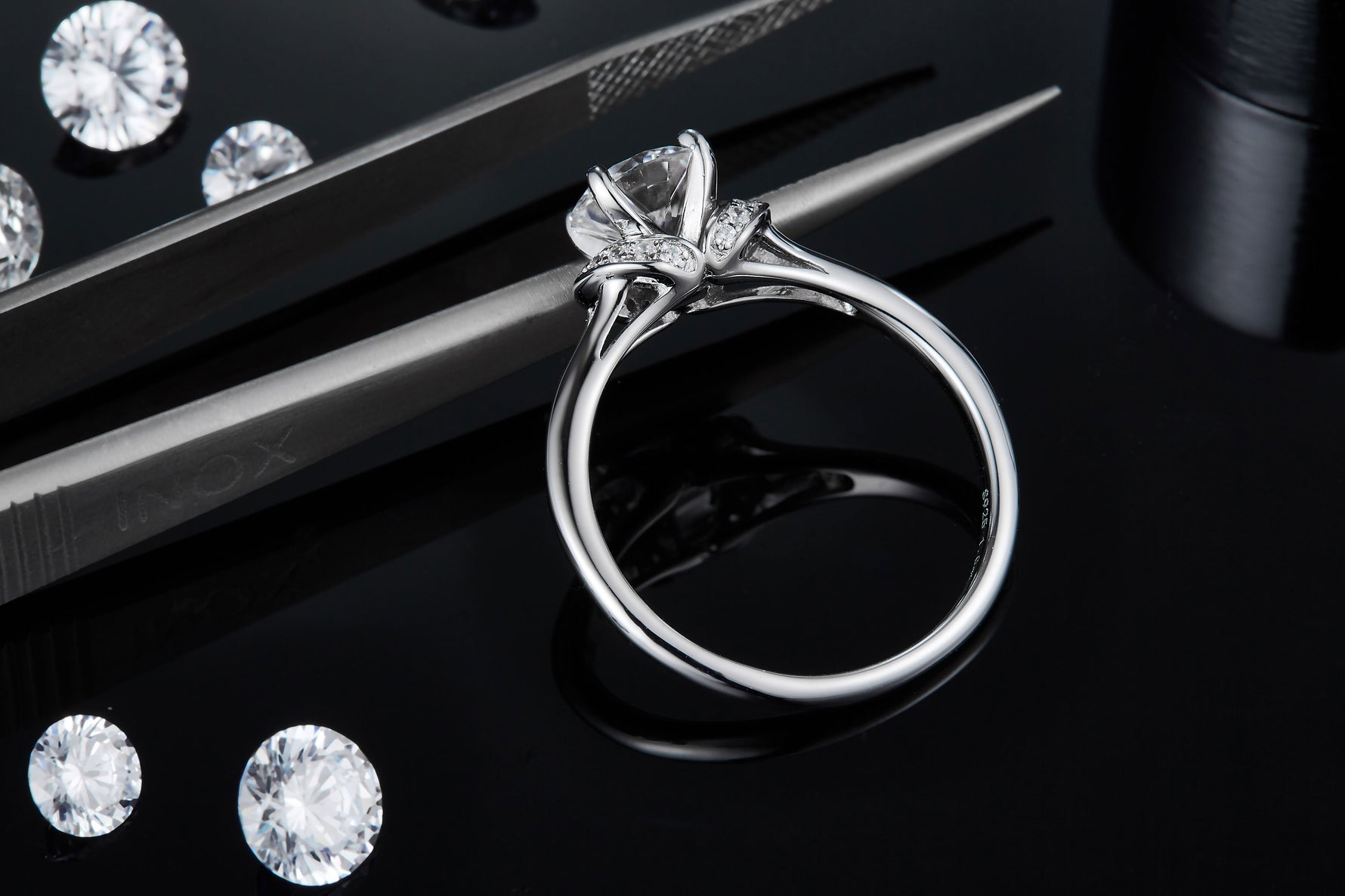 Carissie Ring MF215621 - Silver Angle View