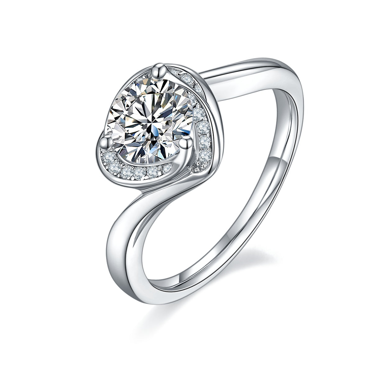 Carissie Ring MF215622 - Silver Angle View