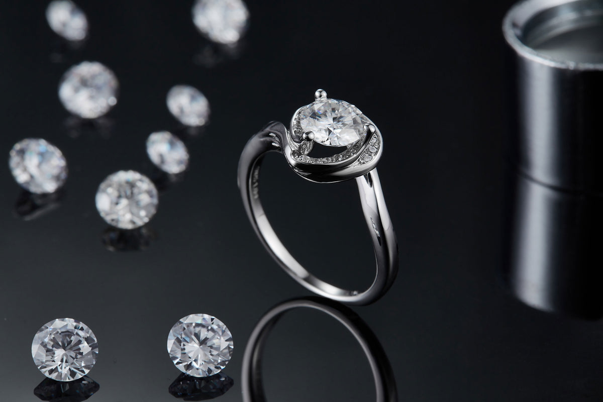 Carissie Ring MF215622 - Silver Angle View