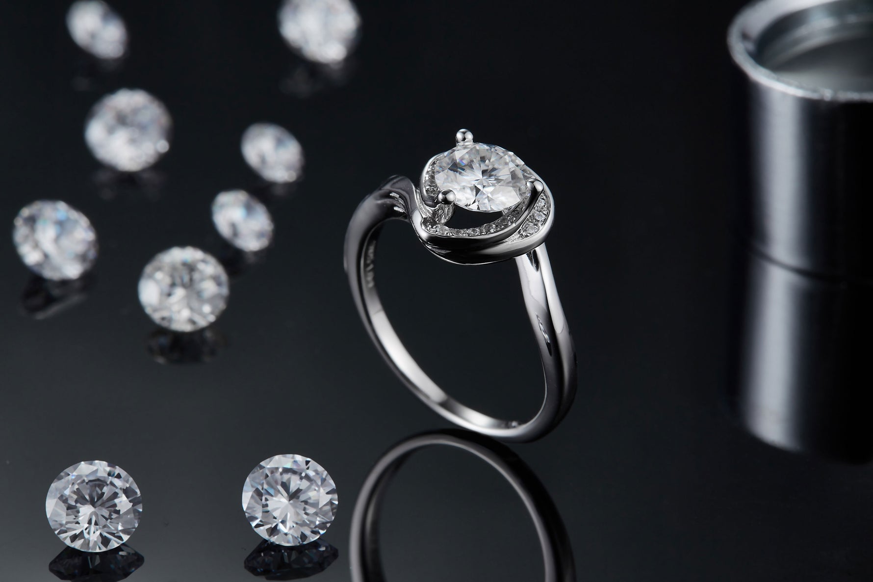 Carissie Ring MF215622 - Silver Angle View