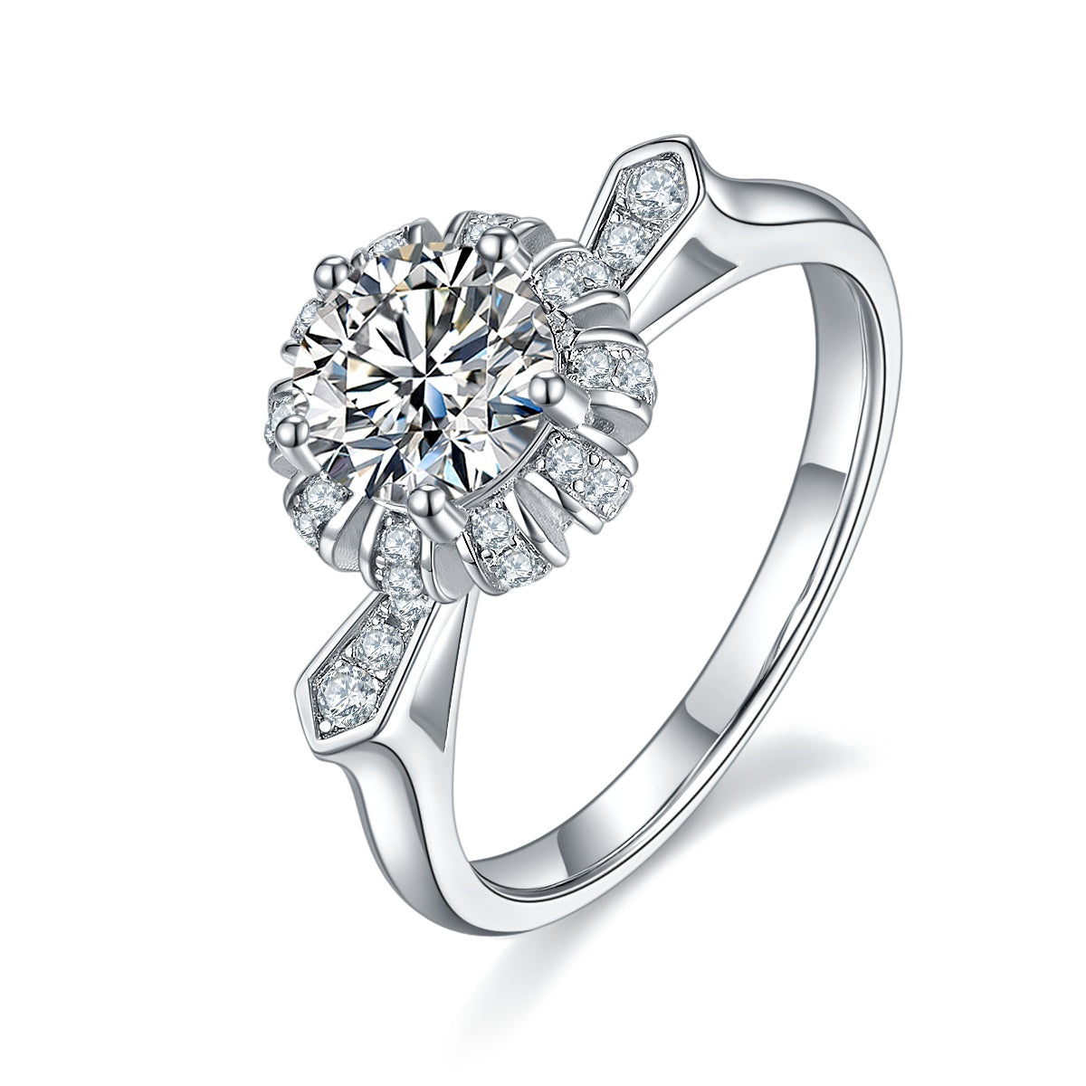 Carissie Ring MF215623 - Silver Angle View
