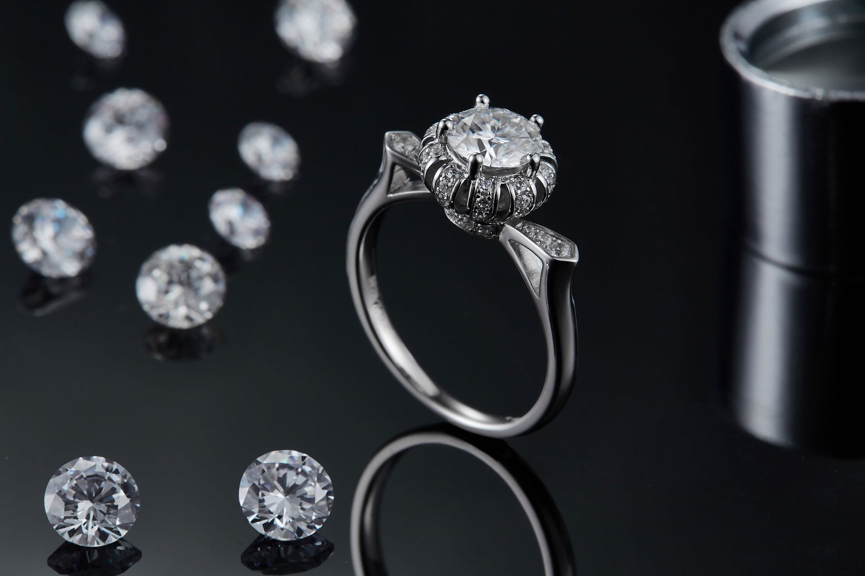 Carissie Ring MF215623 - Silver Angle View
