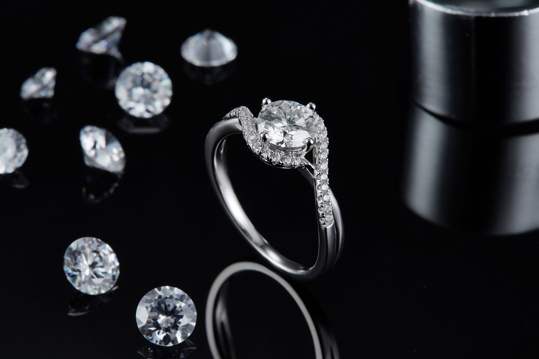 Carissie Ring MF215625 - Silver Angle View