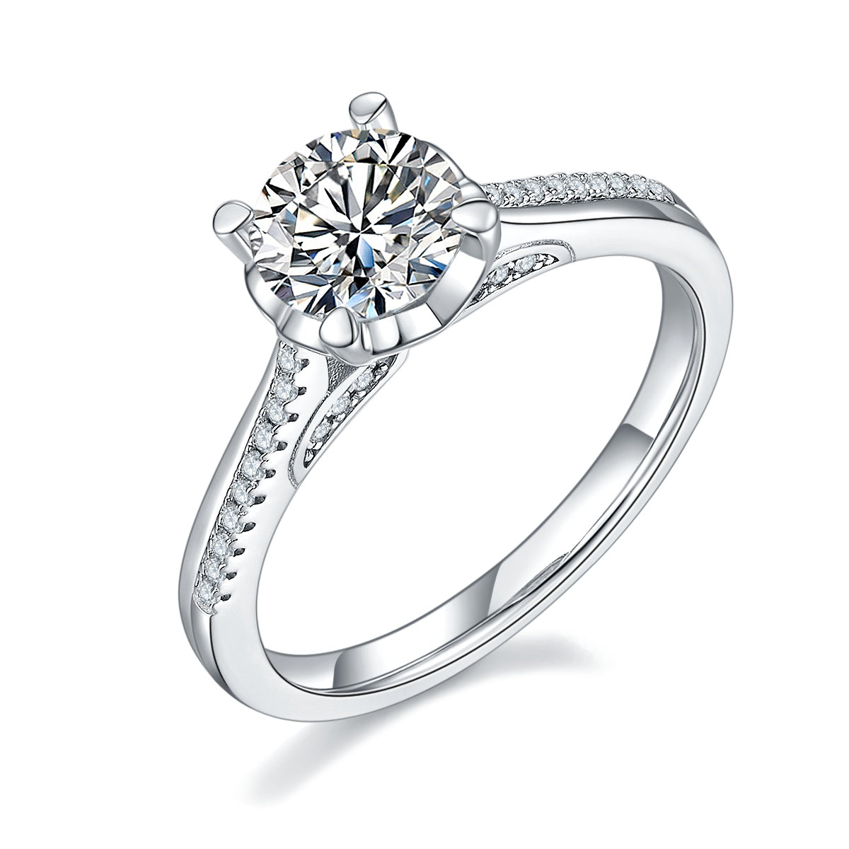 Carissie Ring MF215626 - Silver Angle View