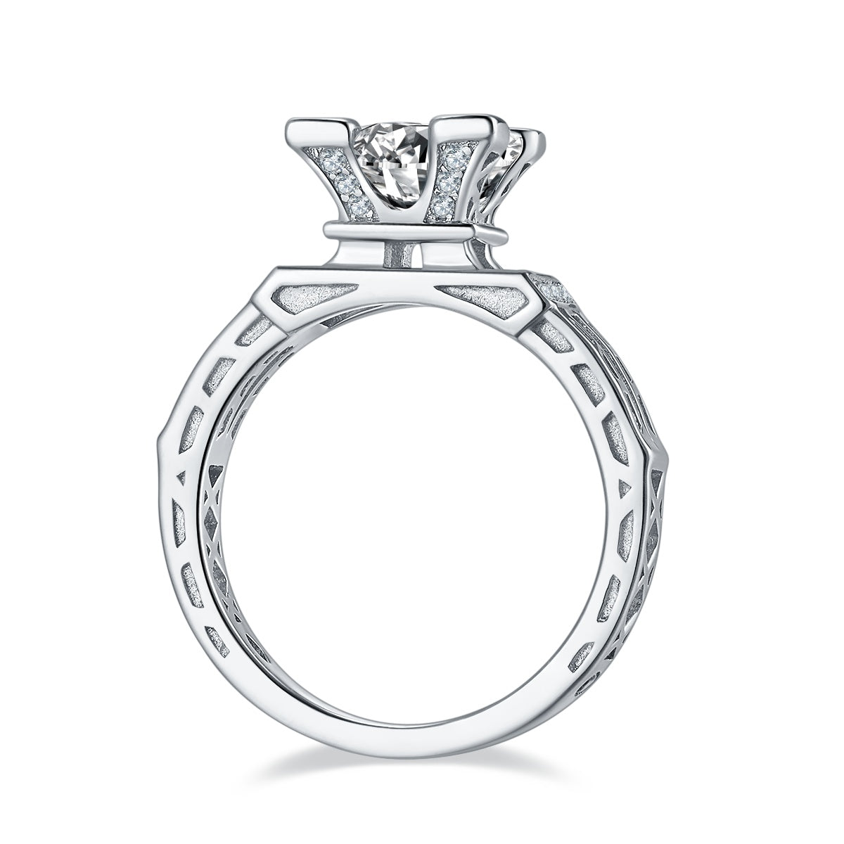 Carissie Ring MF215628 - Silver Side View