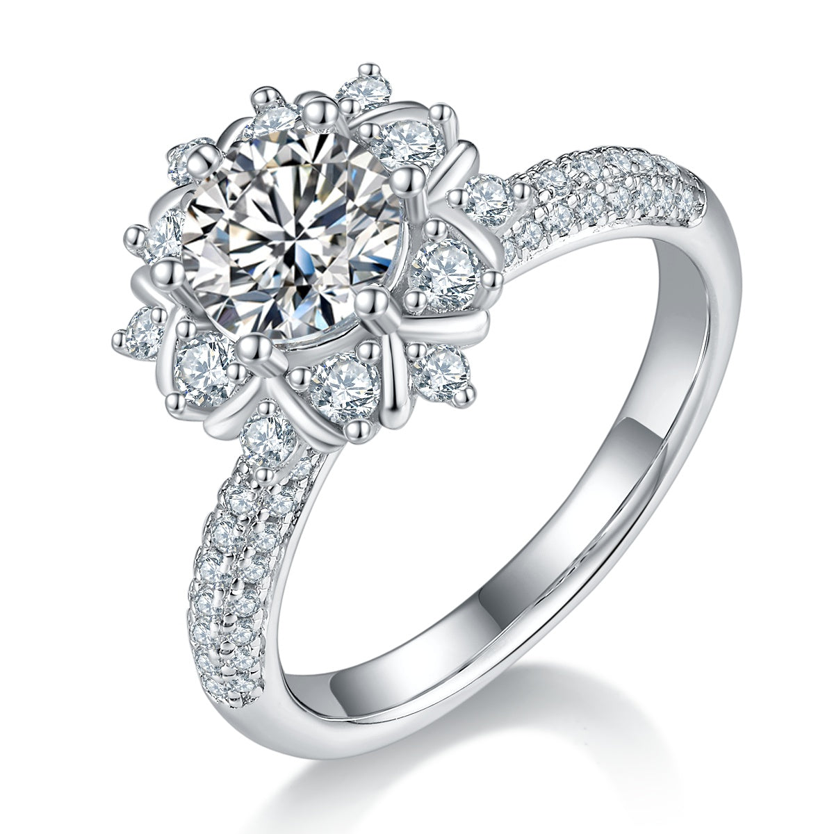 Carissie Ring MF215633 - Silver Angle View