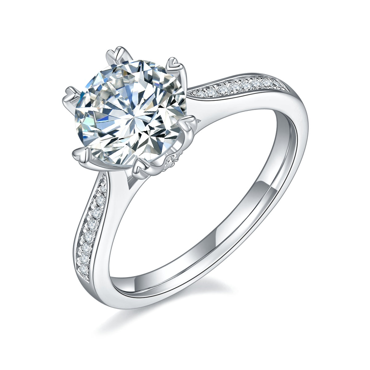 Carissie Ring MF215637 - Silver Angle View