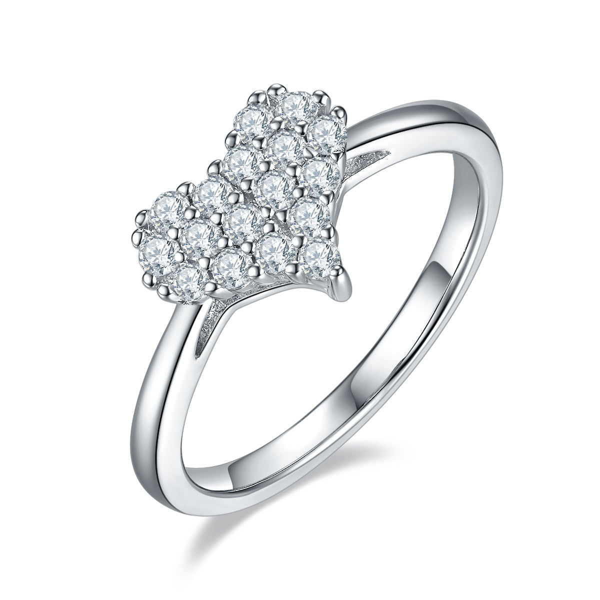 Carissie Ring MF215672 - Silver Angle View