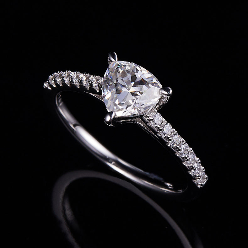 Carissie Ring MF215689 - Silver Angle View