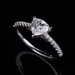 Carissie Ring MF215689 - Silver Angle View