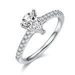 Carissie Ring MF215690 - Silver Angle View