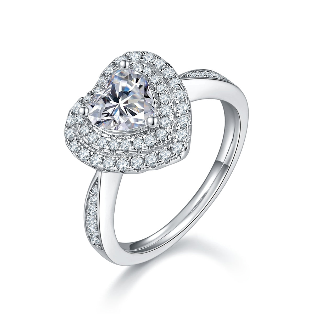 Carissie Ring MF215693 - Silver Angle View