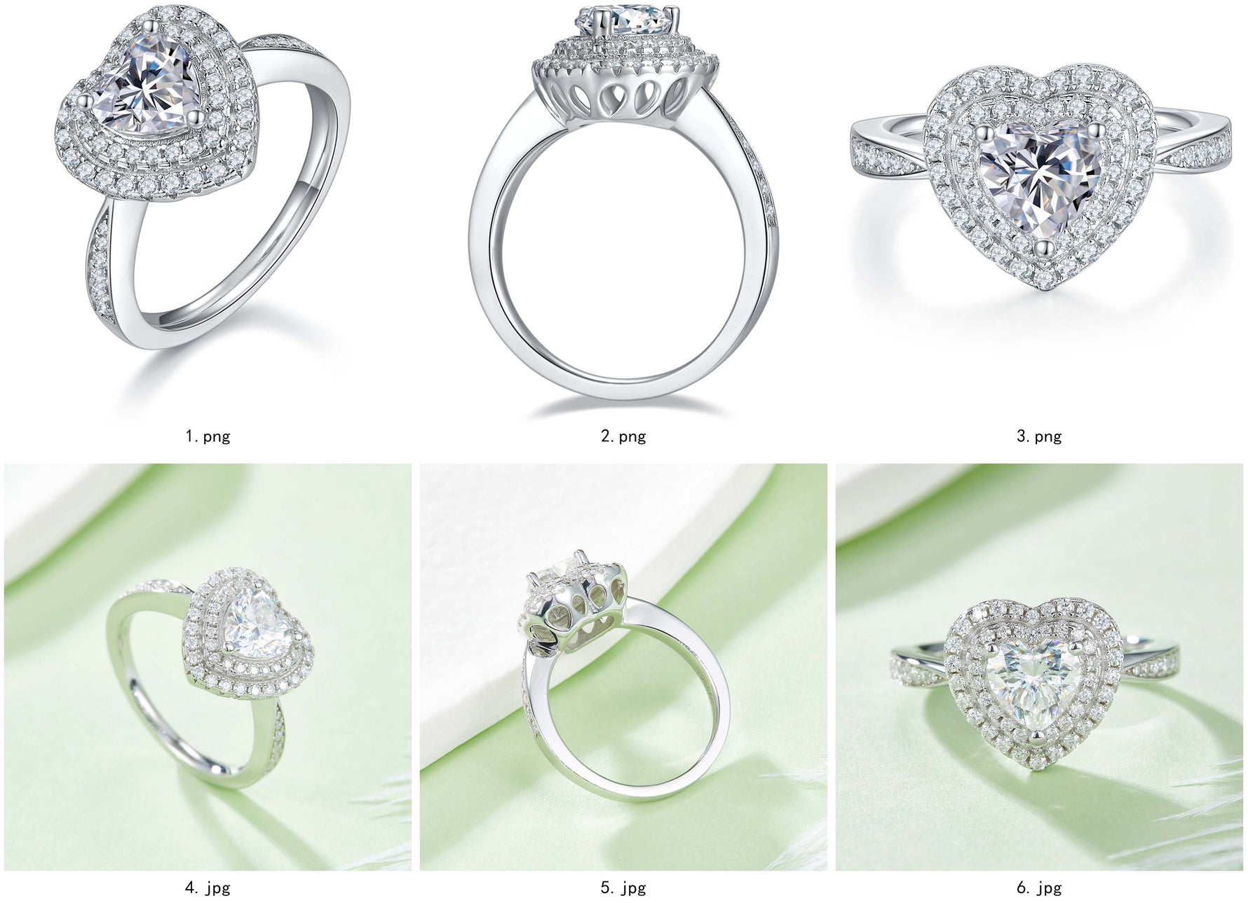 Carissie Ring MF215693 - Silver Angle View