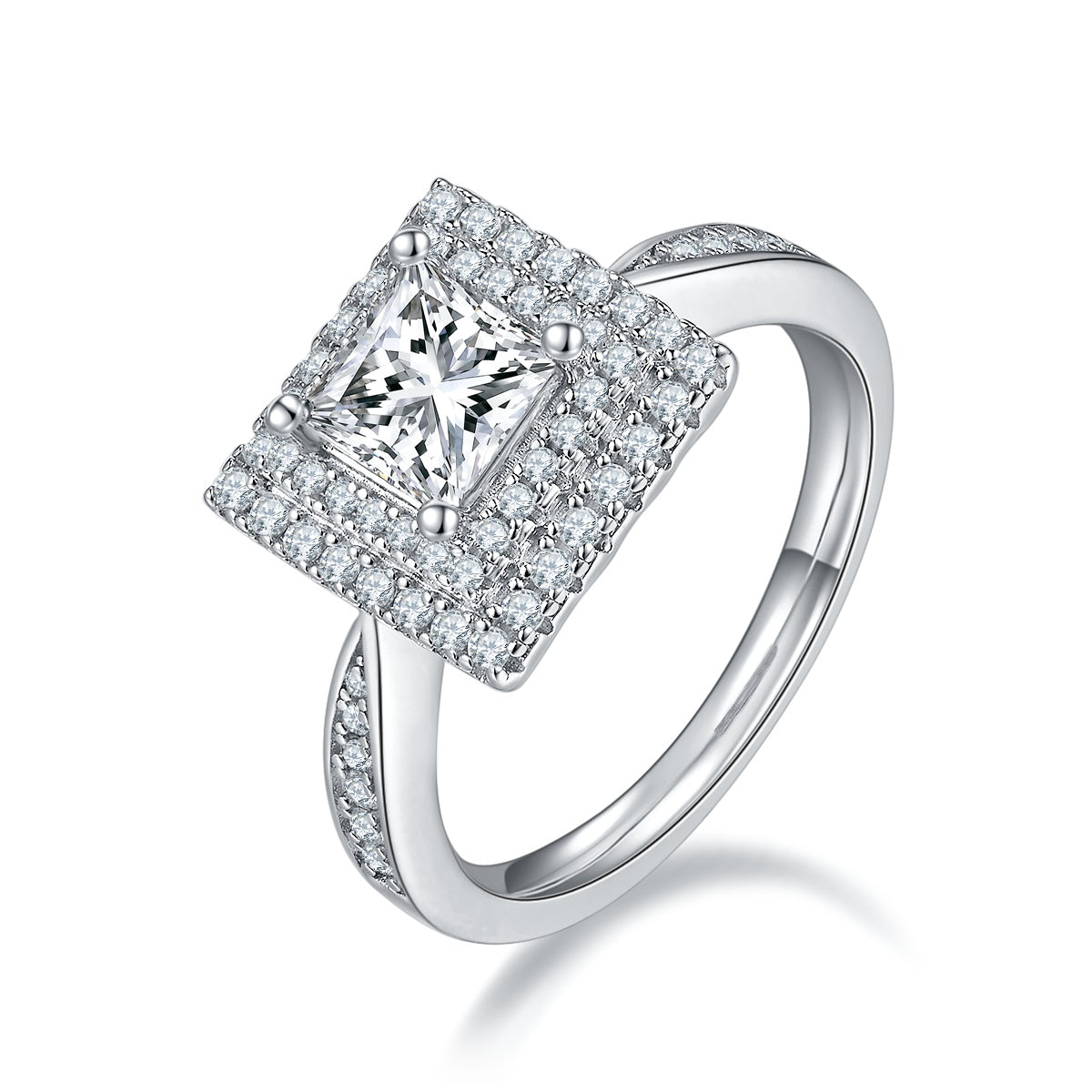 Carissie Ring MF215695 - Silver Angle View
