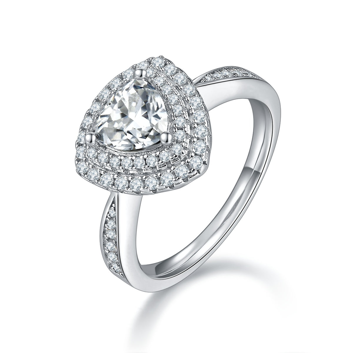 Carissie Ring MF215696 - Silver Angle View